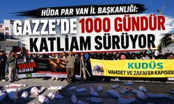 HÜDA PAR Van İl Başkanlığı: Gazze’de 1000 gündür katliam sürüyor