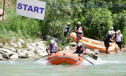 Van AFAD ekipleri Türkiye Rafting Şampiyonası'nda güvenliği sağladı