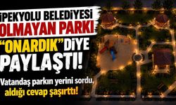 İpekyolu Belediyesi olmayan parkı “onardık” diye paylaştı!