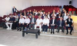 Kaymakam Sarı, kurum amirleri ve muhtarlarla bir araya geldi