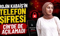 Rojin Kabaiş'in telefon şifresi Çin'de de açılamadı