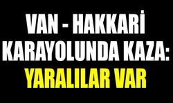 Van- Hakkari karayolunda kaza: Yaralılar var