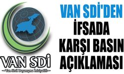 Van SDİ'den ifsada karşı basın açıklaması