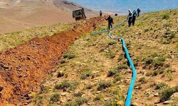 Van’da 500 metre uzunluğunda yeni içme suyu isale hattı inşa edildi