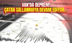 Van’da deprem! Çatak sallanmaya devam ediyor…