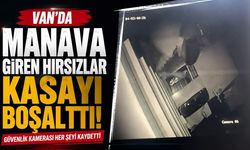 Van’da manava giren hırsızlar kasayı boşalttı!