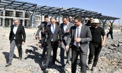 Van’da otobüs terminali, sebze hali, soğuk hava deposunda çalışmaları sürüyor