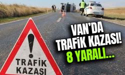 Van’da trafik kazası! 8 yaralı…