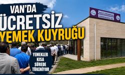 Van'da ücretsiz yemek kuyruğu