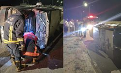 Van'da yeni TOKİ güzergâhında trafik kazası