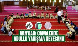 Van'daki camilerde ödüllü yarışma heyecanı!