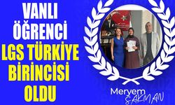 Vanlı öğrenci LGS Türkiye birincisi oldu