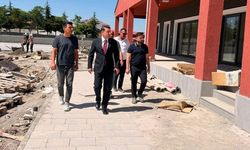 YİKOB Başkanı Göktaş, devam eden yatırımları inceledi