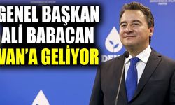 Genel Başkan Ali Babacan Van’a geliyor