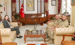 Van İl Jandarma Komutanı Avkıran'dan Kaymakam Keser'e hayırlı olsun ziyareti
