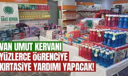 Van Umut Kervanı yüzlerce öğrenciye kırtasiye yardımı yapacak!