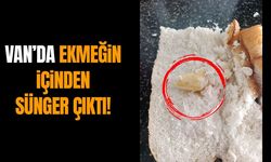 Van’da ekmeğin içinden sünger çıktı!