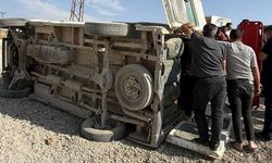 Van’da minibüs takla attı: 1’i ağır 6 kişi yaralandı