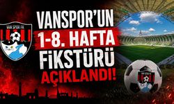 Vanspor'un 1-8. hafta fikstürü açıklandı