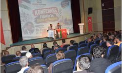 Bitlis’te Gazze konferansında duygu dolu anlar