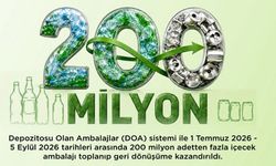 Depozito sistemiyle 205 milyondan fazla ambalaj geri dönüştürüldü