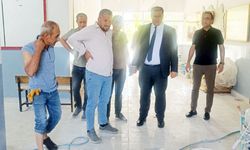 Edremit’te okullarda eğitim ve tadilat çalışmaları incelendi