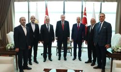HÜDA PAR Genel Başkanı Yapıcıoğlu, Cumhurbaşkanı Erdoğan'la görüştü