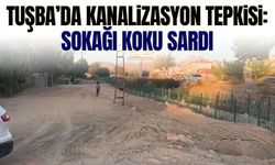 Tuşba’da kanalizasyon tepkisi: Sokağı koku sardı