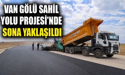 Van Gölü Sahil Yolu Projesi'nde sona yaklaşıldı