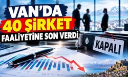 Van’da 40 şirket faaliyetine son verdi