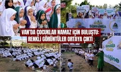 Van’da çocuklar namaz için buluştu: Renkli görüntüler ortaya çıktı