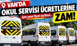 Van’da okul servisi ücretlerine zam! İşte yeni fiyat tarifesi…