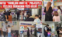 Van’da “Yarınlara Umut Ol” projesiyle yüzlerce öğrencinin yüzü güldü