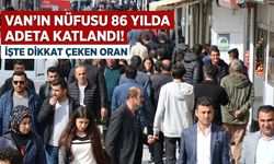Van’ın nüfusu 86 yılda adeta katlandı! İşte dikkat çeken oran