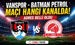 Vanspor- Batman Petrol maçı hangi kanalda! Adres belli oldu