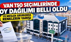 Van TSO seçimlerinde oy dağılımı belli oldu! 19 meslek grubunda renklerin yarışı
