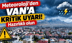 Meteoroloji’den Van’a kritik uyarı! Hazırlıklı olun