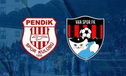 Pendikspor- Vanspor FK maçında onbirler belli oldu