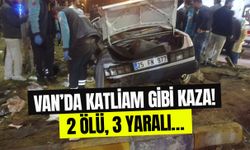 Van Gevaş’ta feci trafik kazası! 2 ölü, 3 yaralı…