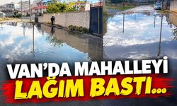 Van’da mahalleyi lağım bastı…