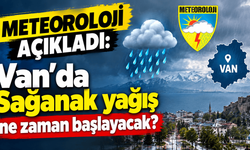 Meteoroloji açıkladı: Van'da Sağanak yağış ne zaman başlayacak