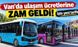 Van’da ulaşım ücretlerine zam geldi! İşte yeni tarife