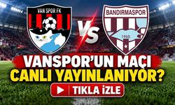 Vanspor- Bandırmaspor maçını canlı izlemek için tıklayınız!