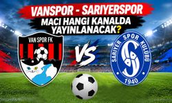Vanspor-Sarıyerspor canlı yayınlanacak