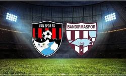 Vanspor- Bandırmaspor maçında onbirler belli oldu