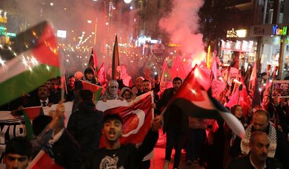 Van'da Filistin Yürüyüşü - Foto Galeri