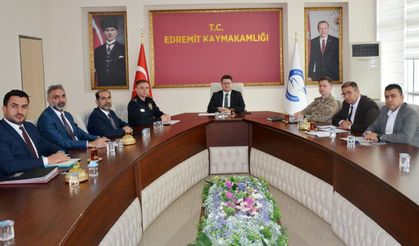 Edremit’te İlçe Yürütme Kurulu toplantısı yapıldı