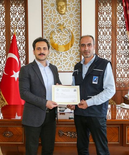 Kaymakam Erdem’den VEDAŞ’a teşekkür