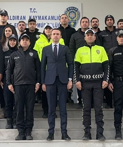 Kaymakam Bakan’dan Çaldıran İlçe Emniyet Müdürlüğü’ne ziyaret