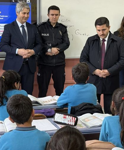 Kaymakam Bulut’tan Günyüzlü İlkokulu ve Ortaokulu’na ziyaret